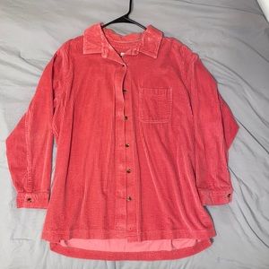 L.L.BEAN Vintage Corduroy Button Down Shirt